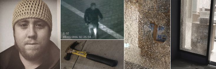 Brandon Reisdorf, vandalism, threat and hate